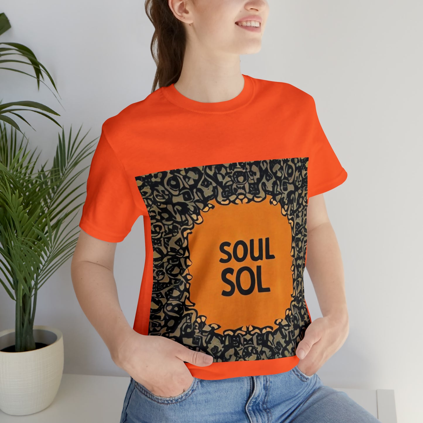 Unisex Jersey T. Commemoration of first DJ mix titled “Soul Sol”. Get your soul back !