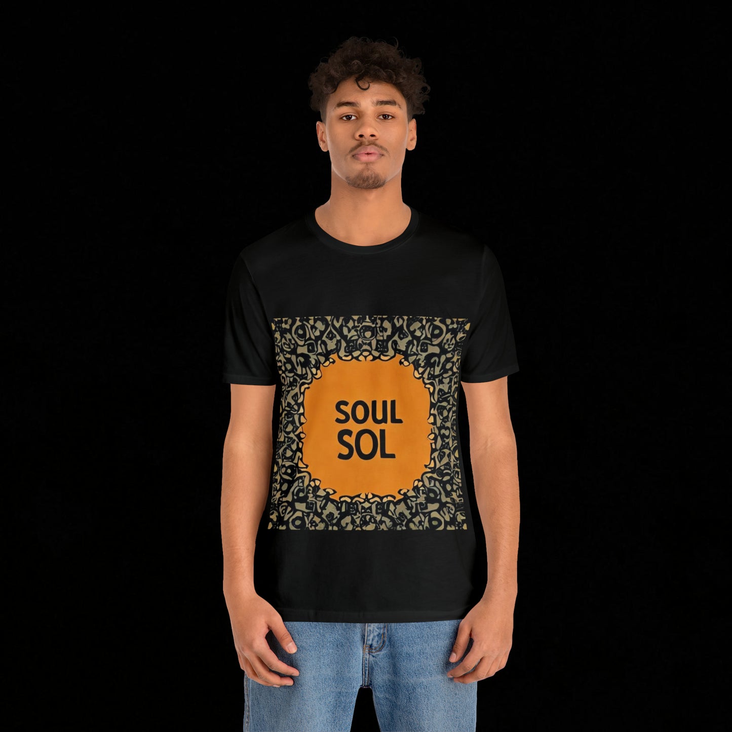 Unisex Jersey T. Commemoration of first DJ mix titled “Soul Sol”. Get your soul back !