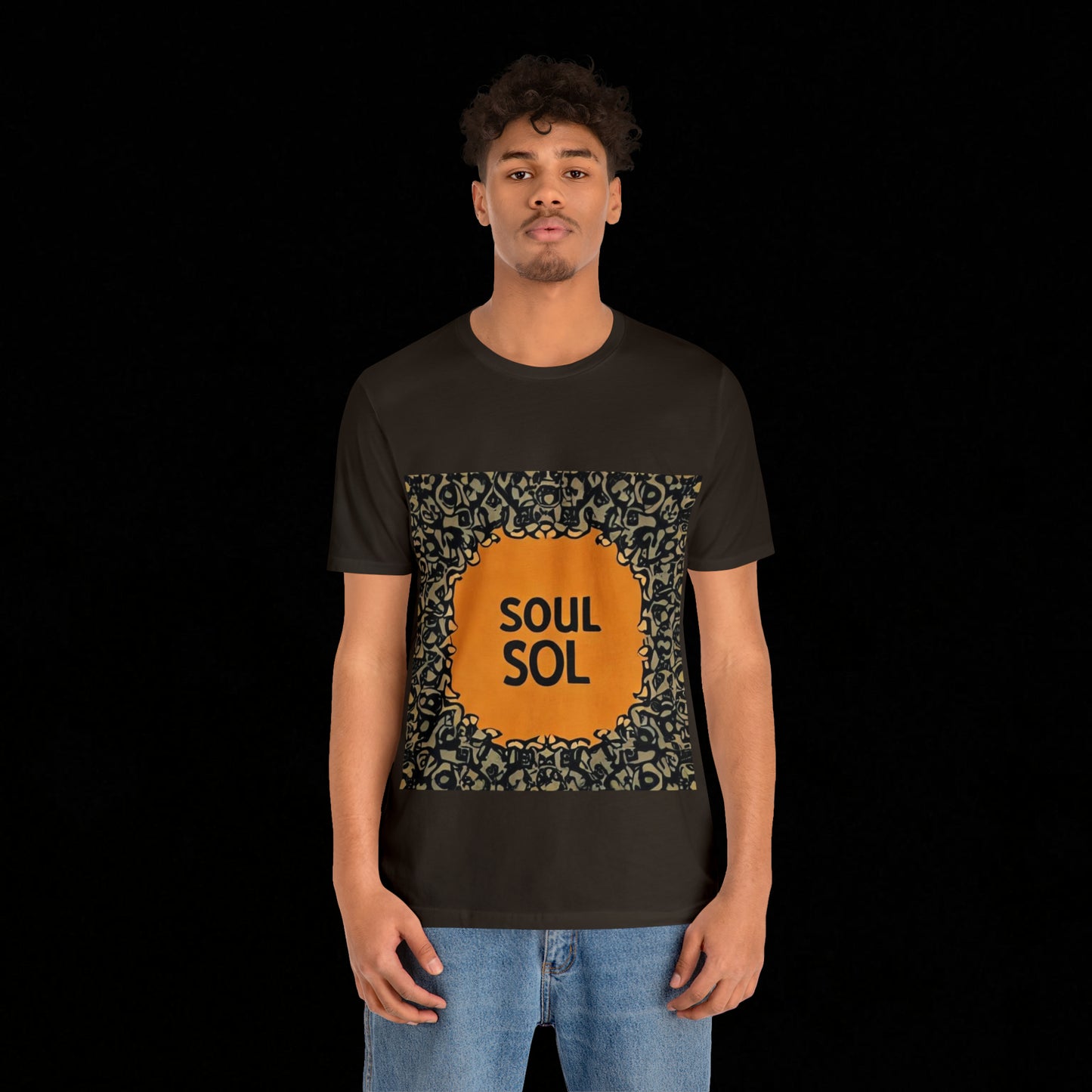 Unisex Jersey T. Commemoration of first DJ mix titled “Soul Sol”. Get your soul back !