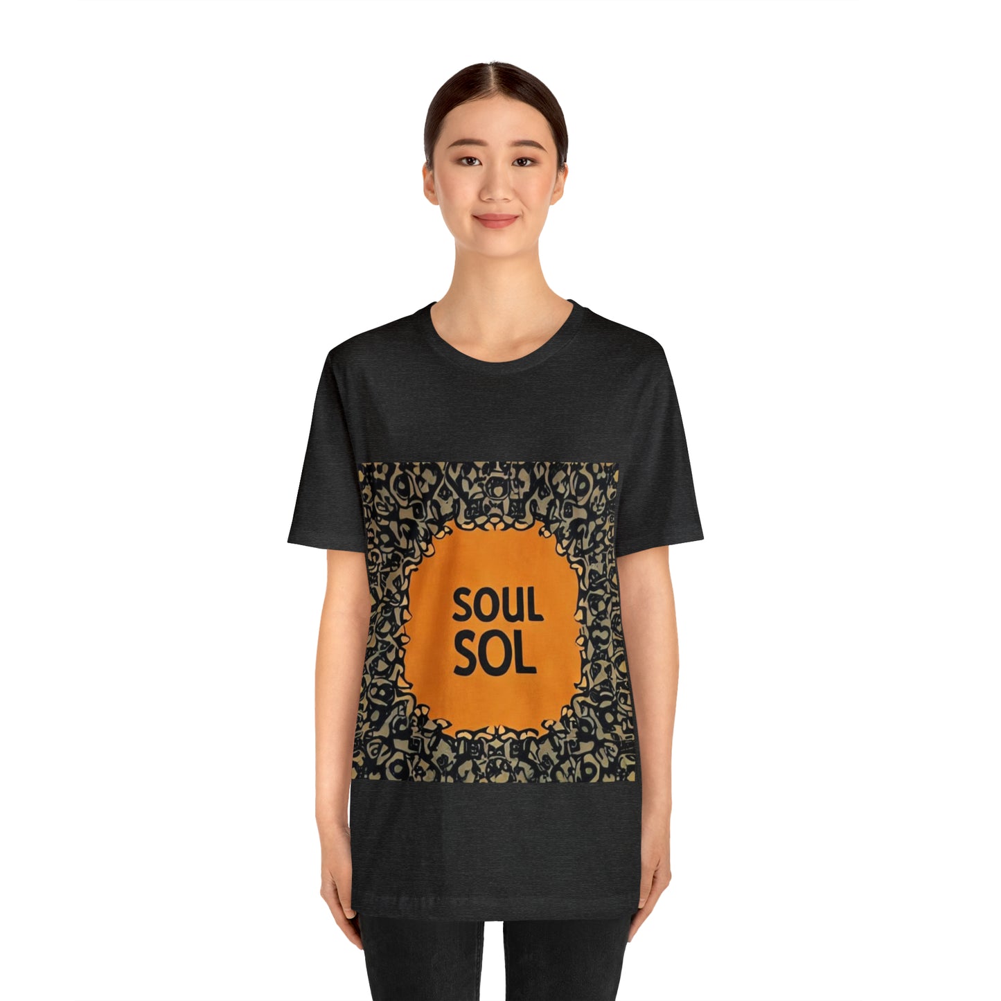 Unisex Jersey T. Commemoration of first DJ mix titled “Soul Sol”. Get your soul back !