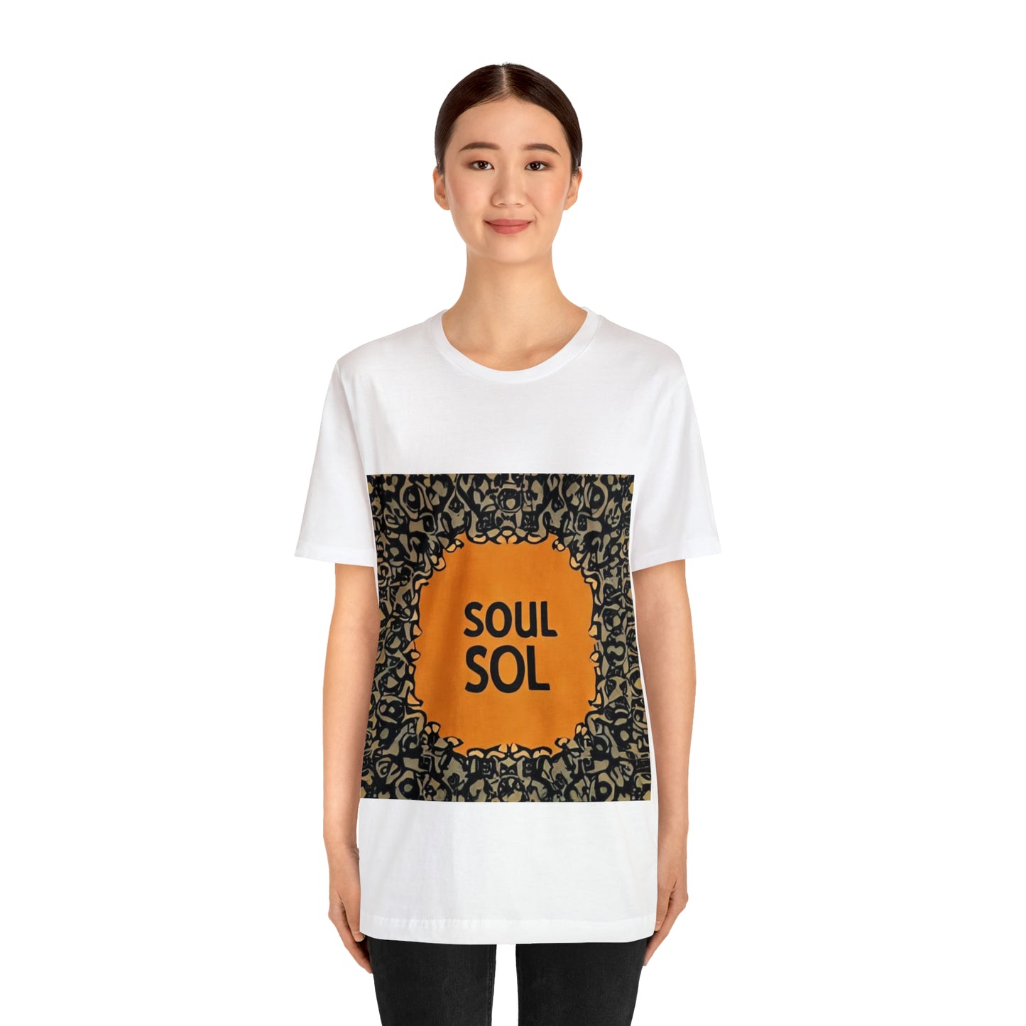 Unisex Jersey T. Commemoration of first DJ mix titled “Soul Sol”. Get your soul back !