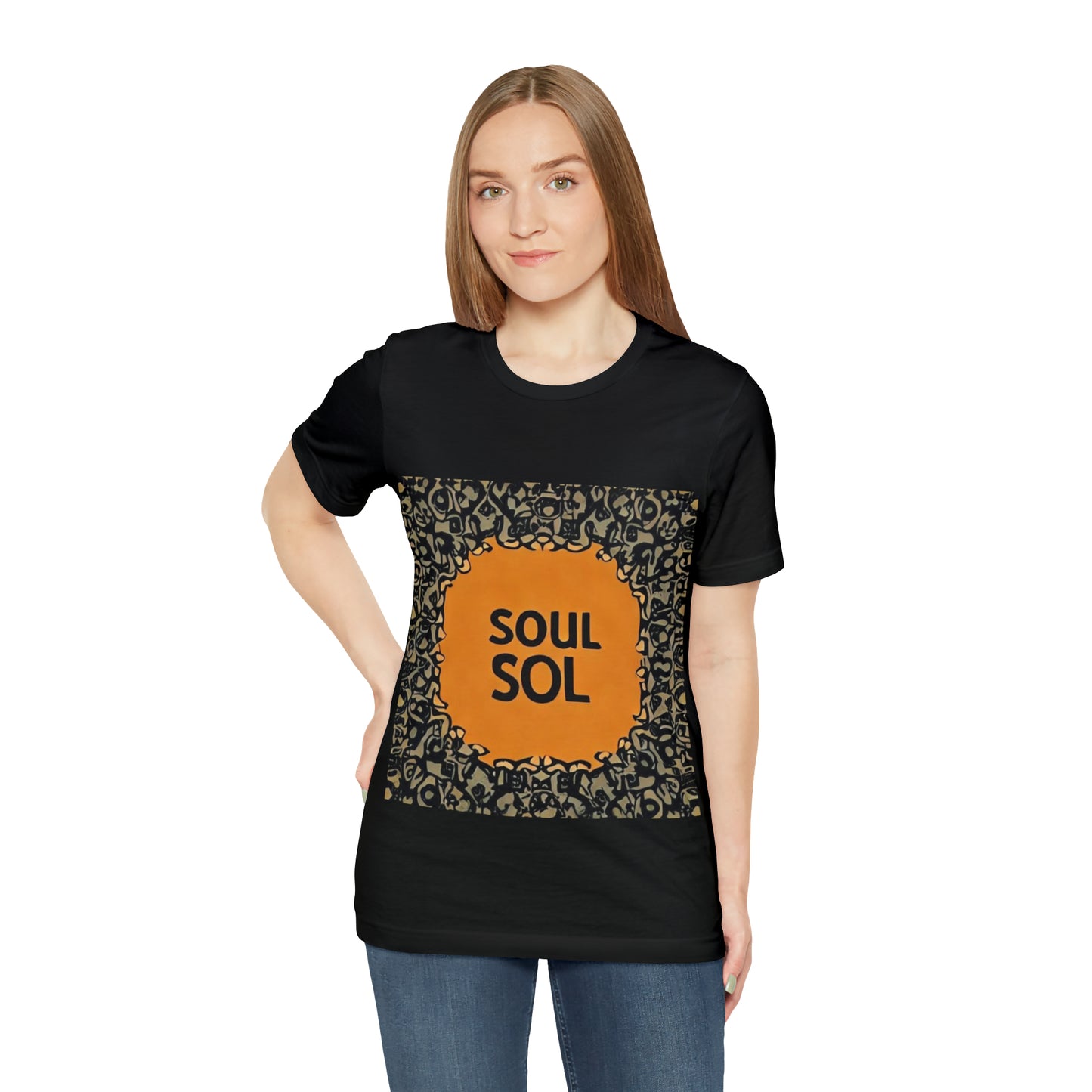 Unisex Jersey T. Commemoration of first DJ mix titled “Soul Sol”. Get your soul back !