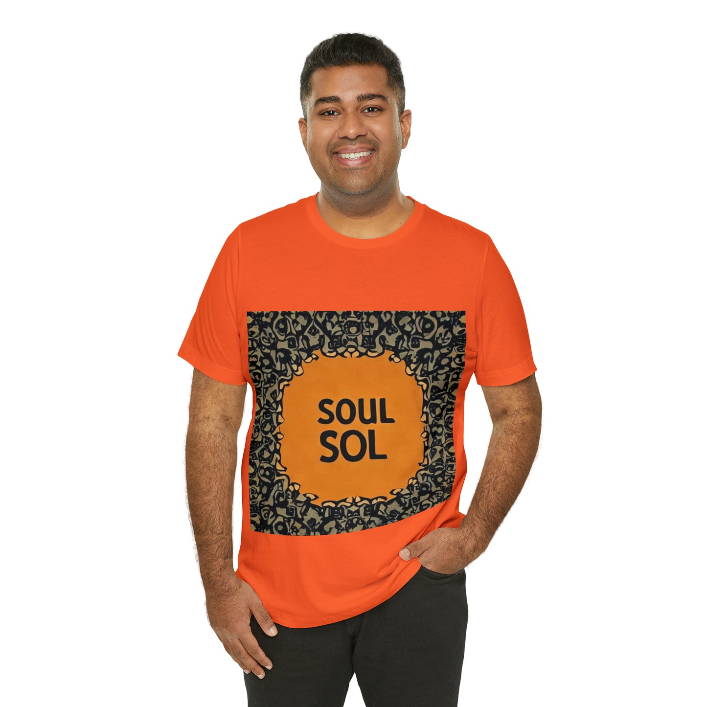 Unisex Jersey T. Commemoration of first DJ mix titled “Soul Sol”. Get your soul back !