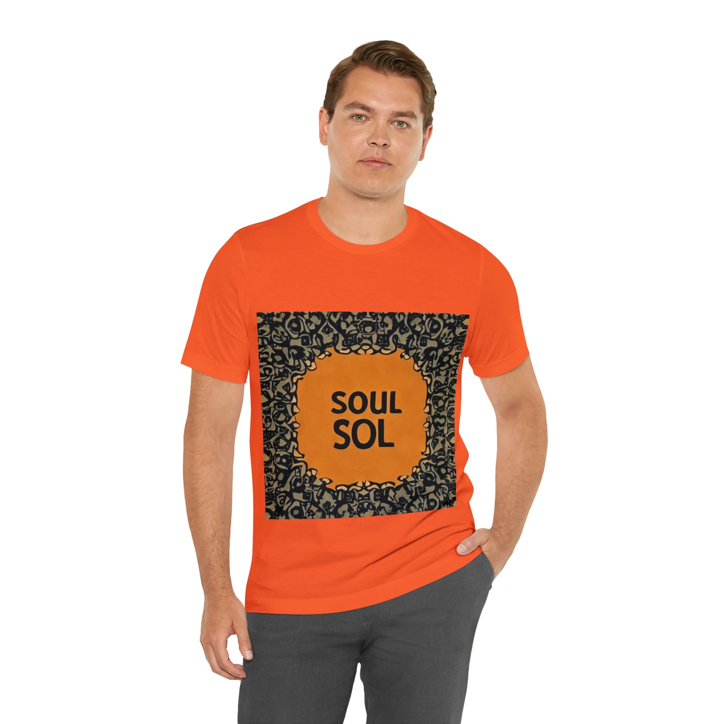 Unisex Jersey T. Commemoration of first DJ mix titled “Soul Sol”. Get your soul back !