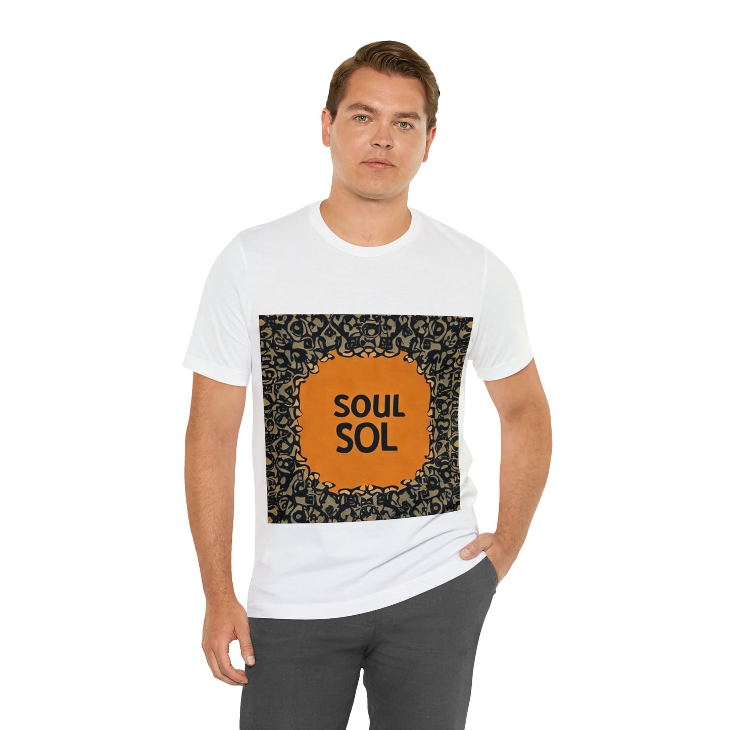 Unisex Jersey T. Commemoration of first DJ mix titled “Soul Sol”. Get your soul back !