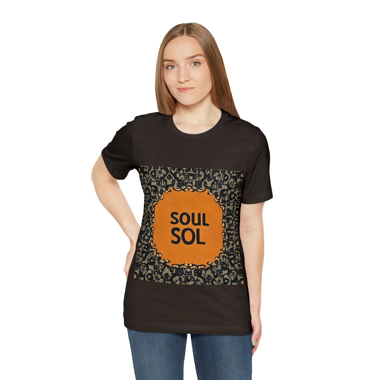 Unisex Jersey T. Commemoration of first DJ mix titled “Soul Sol”. Get your soul back !