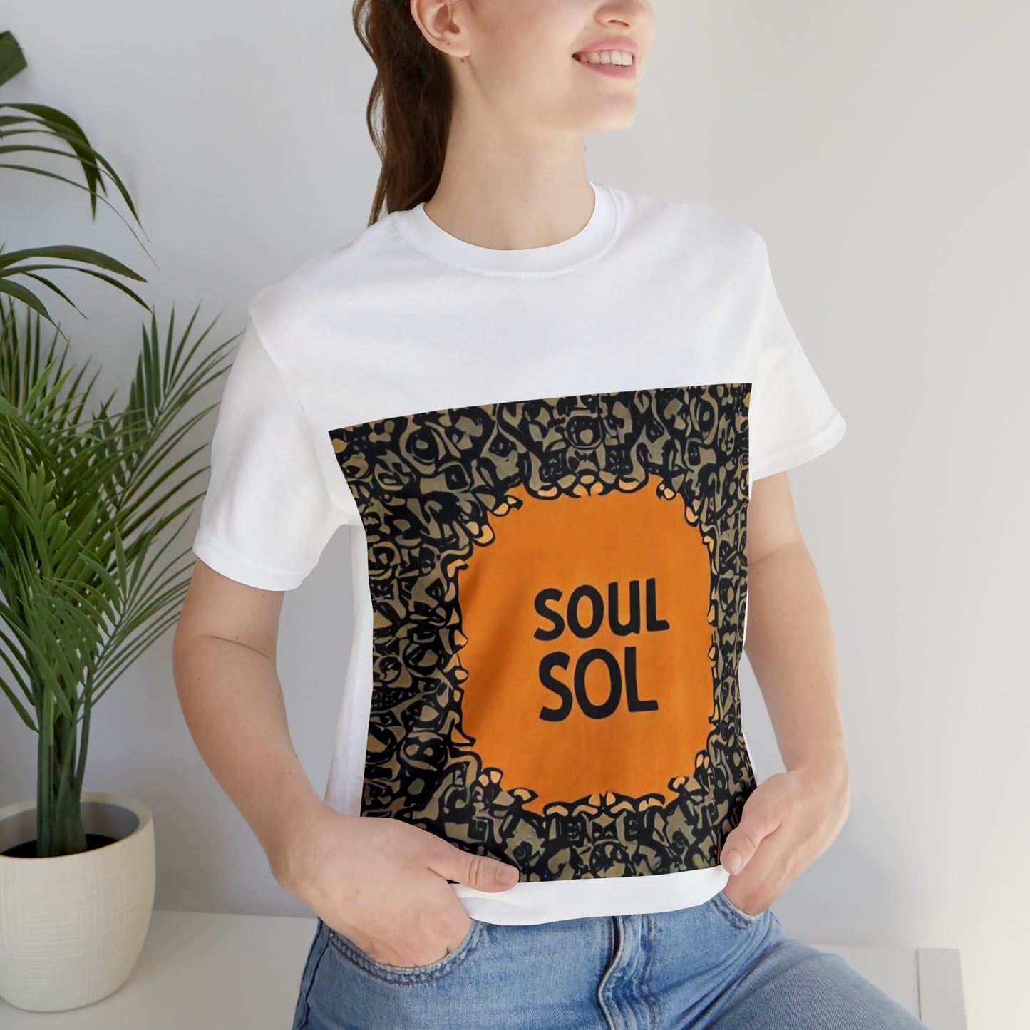 Unisex Jersey T. Commemoration of first DJ mix titled “Soul Sol”. Get your soul back !