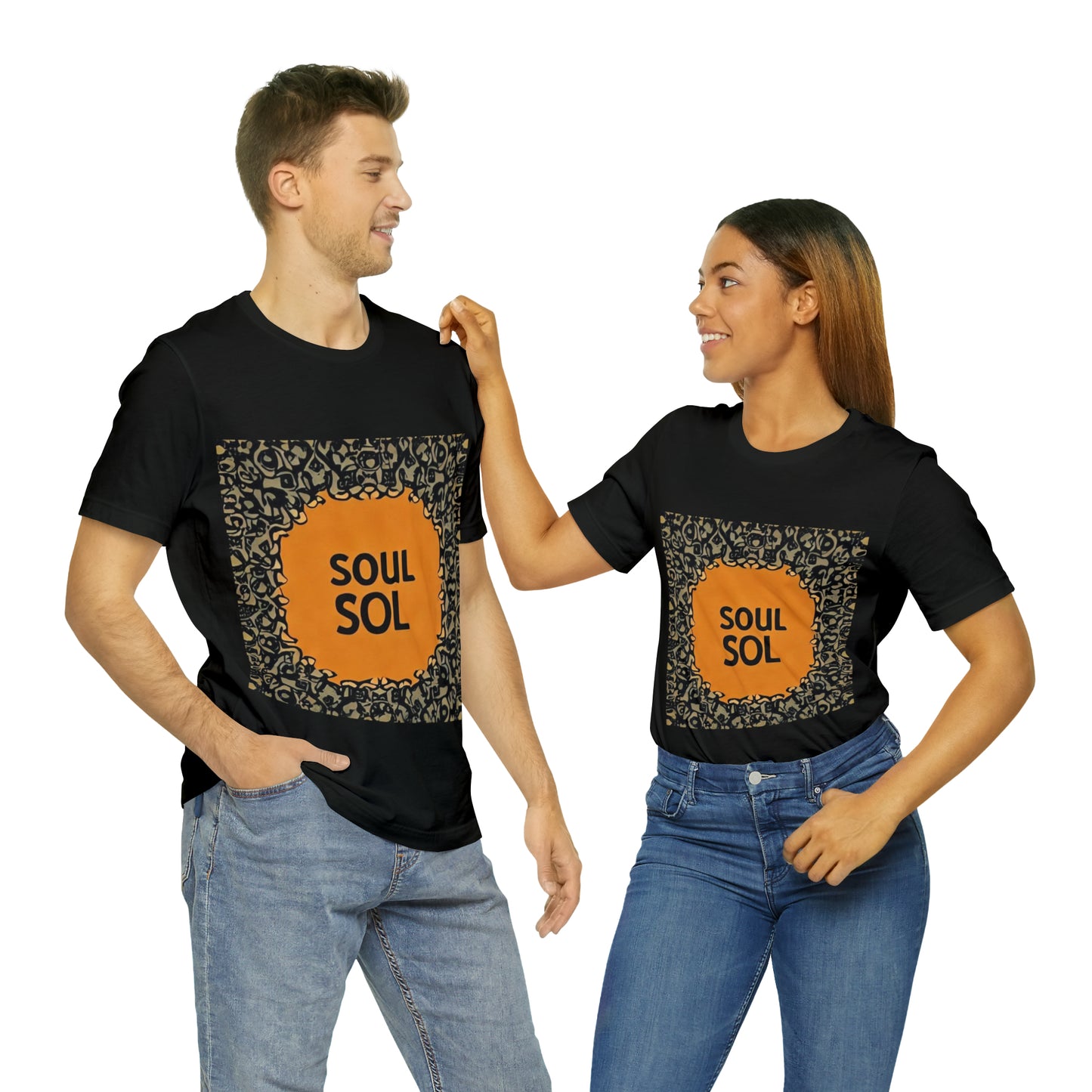 Unisex Jersey T. Commemoration of first DJ mix titled “Soul Sol”. Get your soul back !