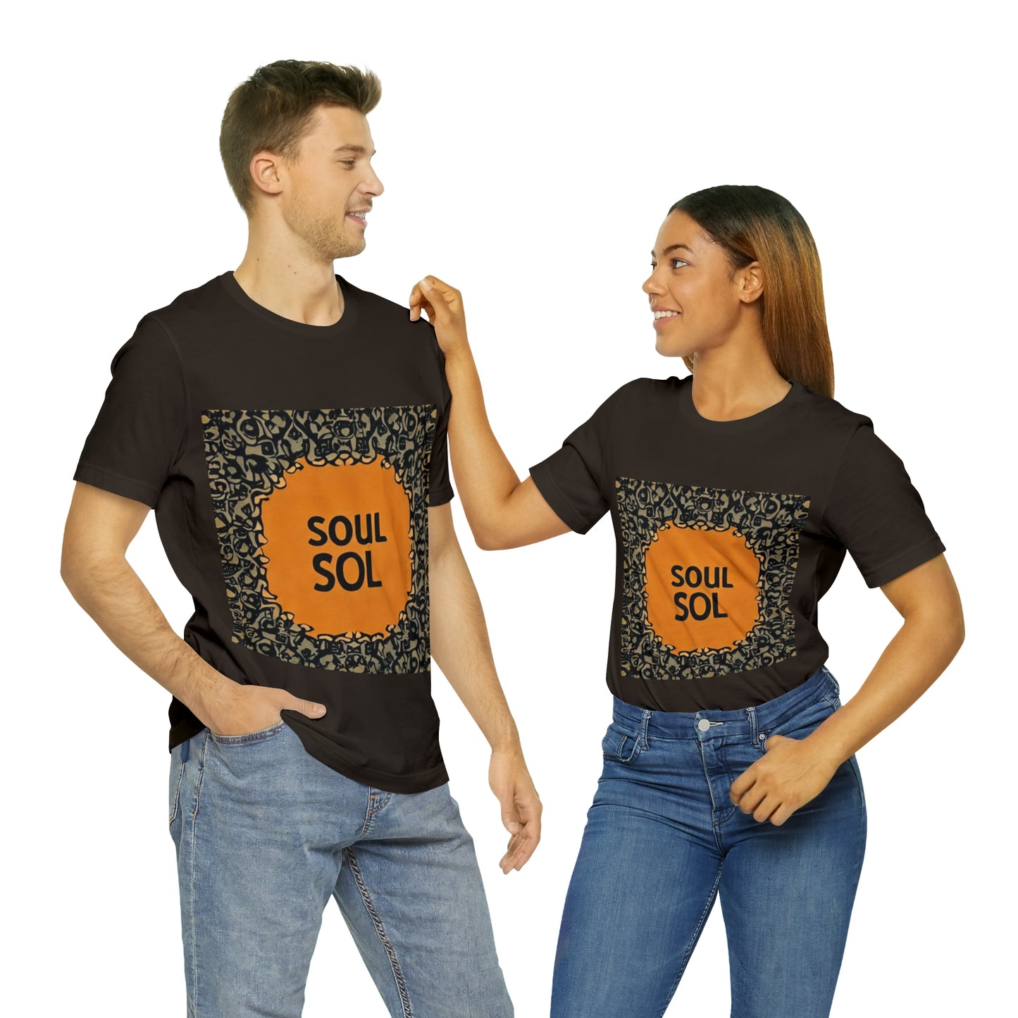 Unisex Jersey T. Commemoration of first DJ mix titled “Soul Sol”. Get your soul back !